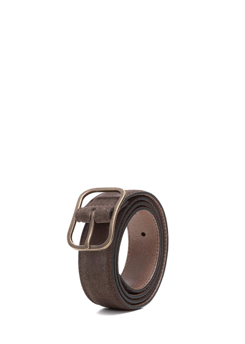 Dámsky opasok z pravej kože v čokoládovej farbe PASDS-0317-90(Z25)