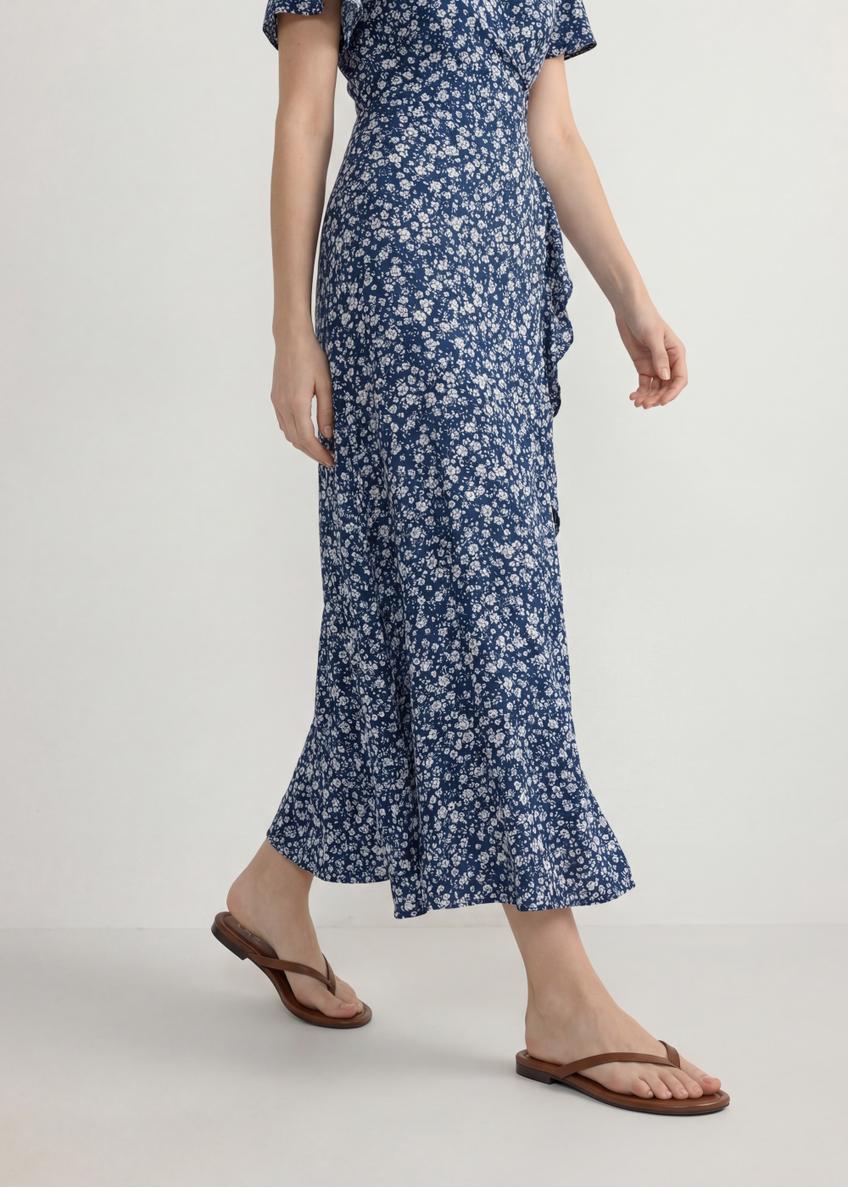 Dámske kožené šľapky v farbe camel BUTYD-1271-1D(W26)