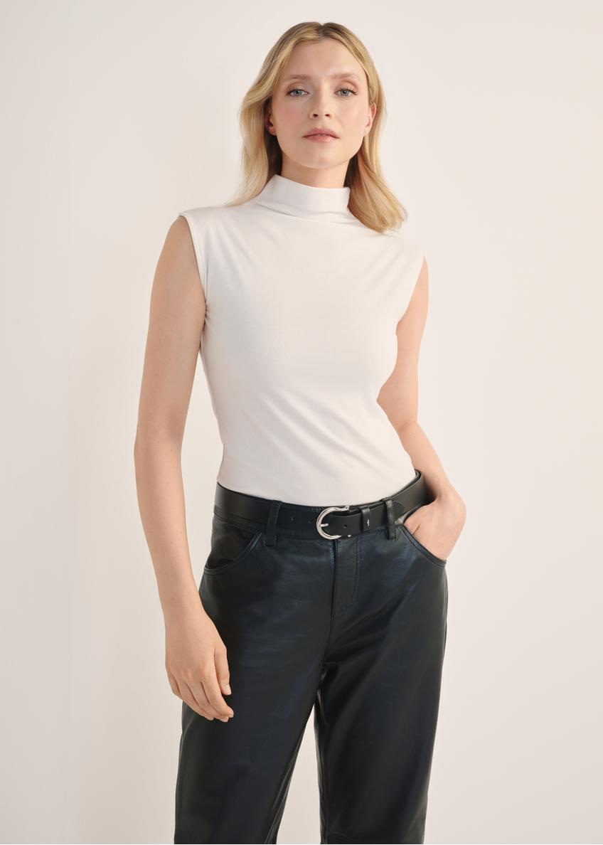 Kremová dámska blúzka BLUDT-0193-12(Z25)