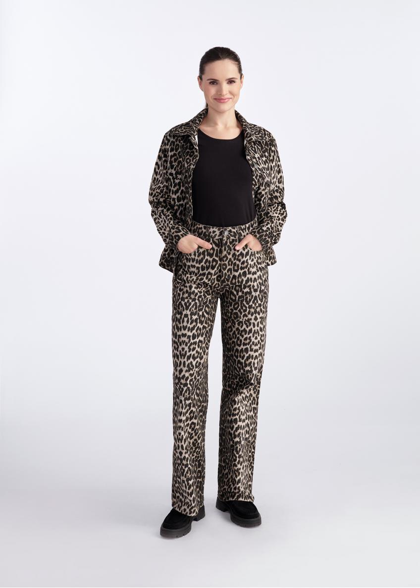 Dámska leopardia bunda ZAKDT-0042-86(W25)-02