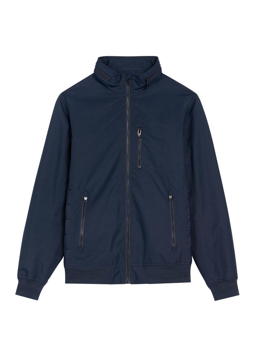 Modrá pánska prechodná bunda KURMT-0414-7D(W26)