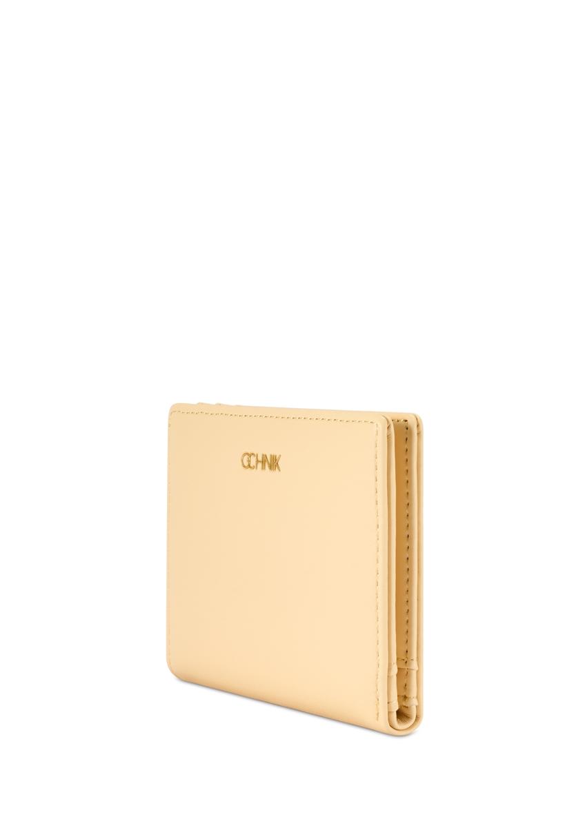 Malá svetložltá dámska peňaženka POREC-0415-2A(W26)