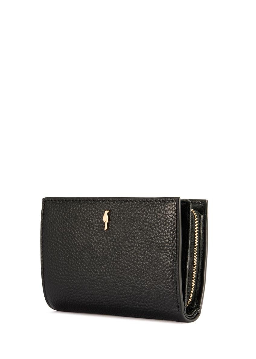 Stredná čierna dámska peňaženka s ochranou RFID PORES-0823RFID-99(Z25)