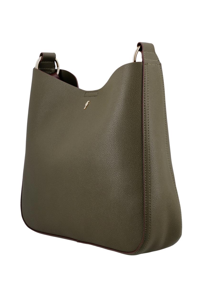 Zelená dámska kabelka typu hobo TOREC-1257-8B(Z26)