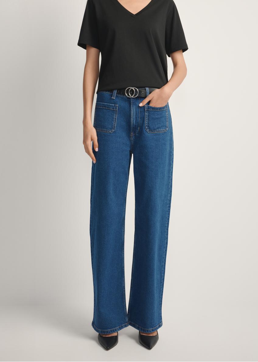 Dámske modré jeansy JEADT-0014-7H(W26)