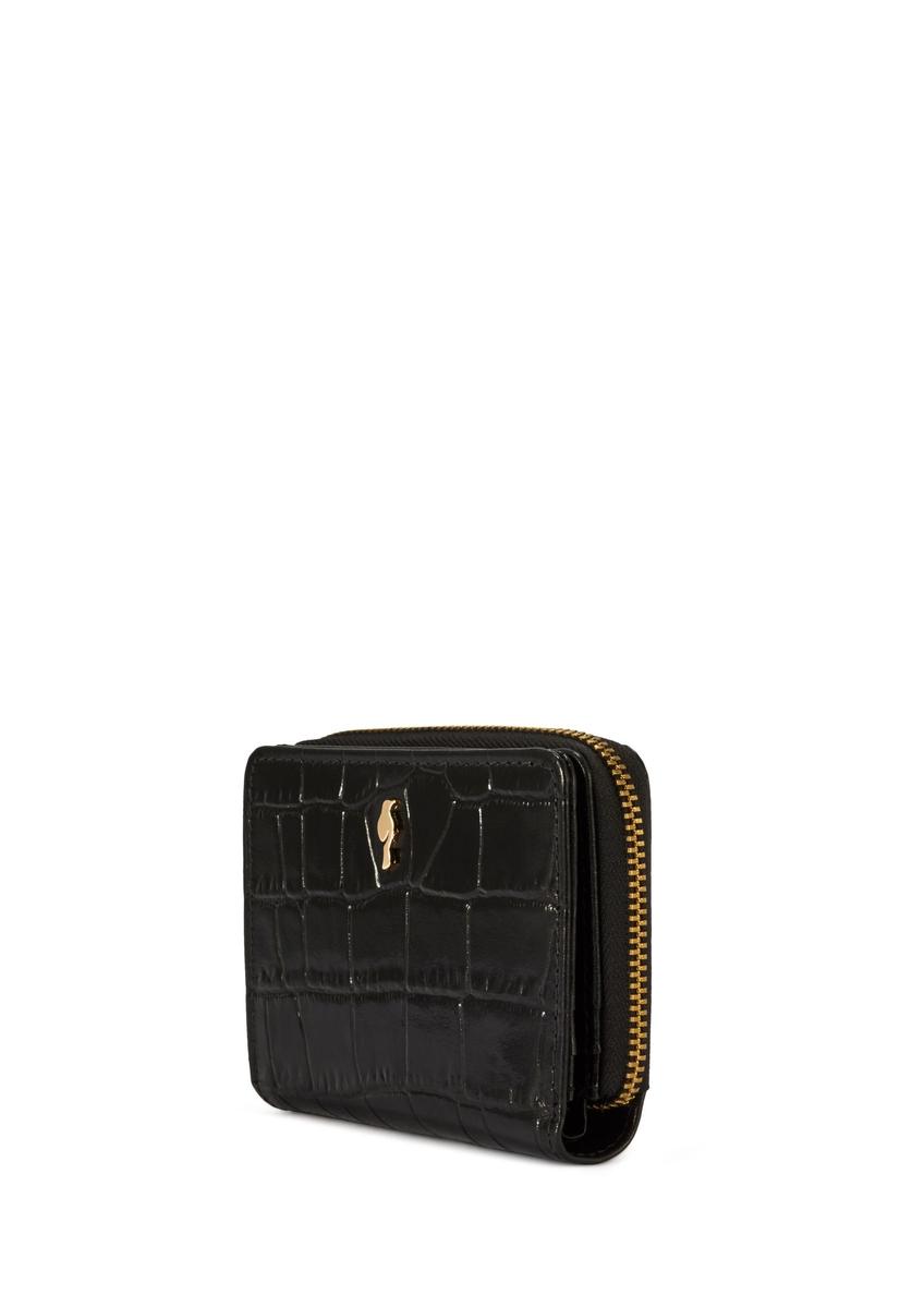 Dámska peňaženka čierna croco PORES-0888-9G(W26)