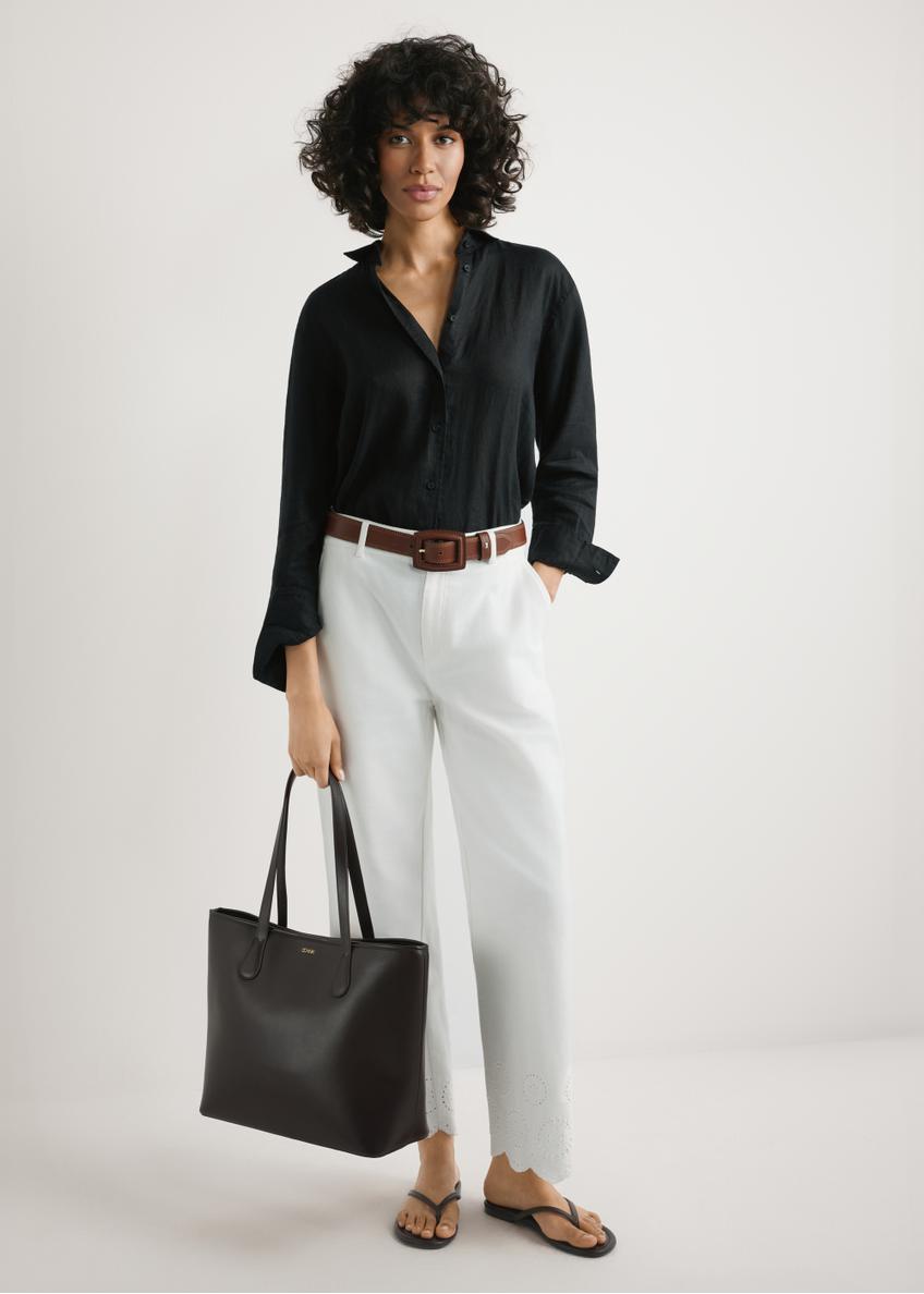 Hnedá dámska kabelka shopper TOREC-1235-1H(W26)