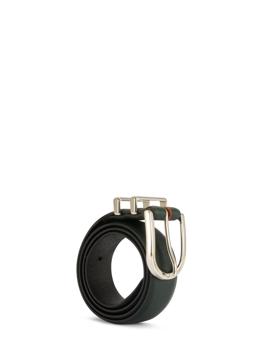 Zelený kožený dámsky opasok  PASDS-0159D-54(Z25)