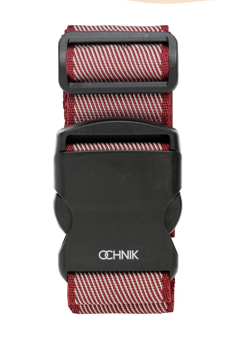 Batožinový pás AW-011-003-4P(W26), pohľad na produkt spredu na bielom pozadí.