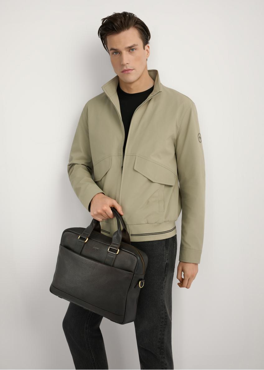 Pánska Hnedá kožená aktovka TORMS-0503-1I(W26)