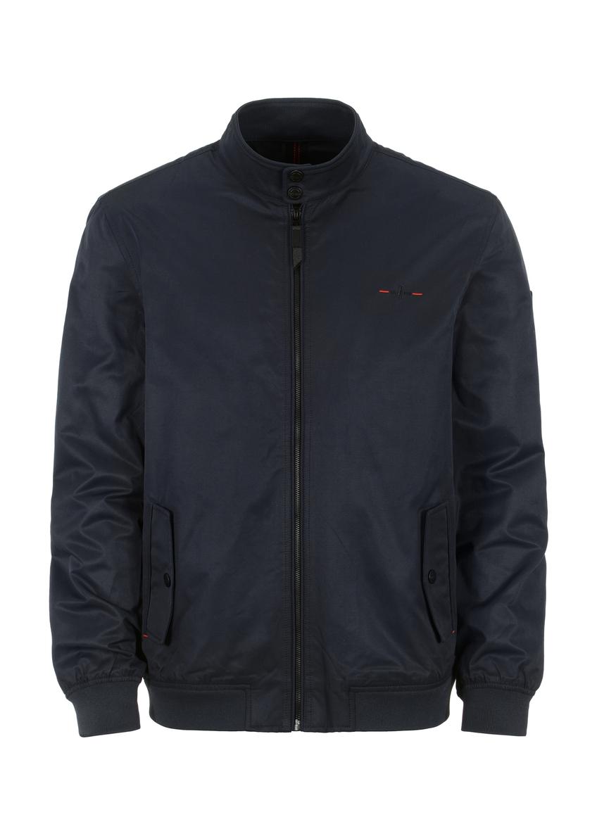 Pánska tmavomodrá bunda so stojačikom KURMT-0230-69(W24)-04