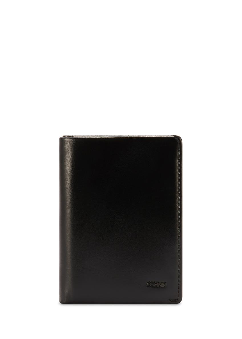 Čierna malá kožená pánska peňaženka PORMS-0664-99(Z25)