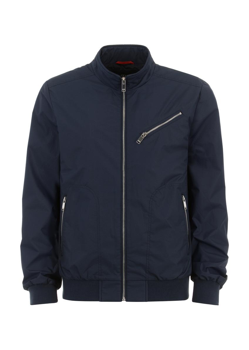 Pánska tmavomodrá bunda bomber KURMT-0299-69(W24)-05