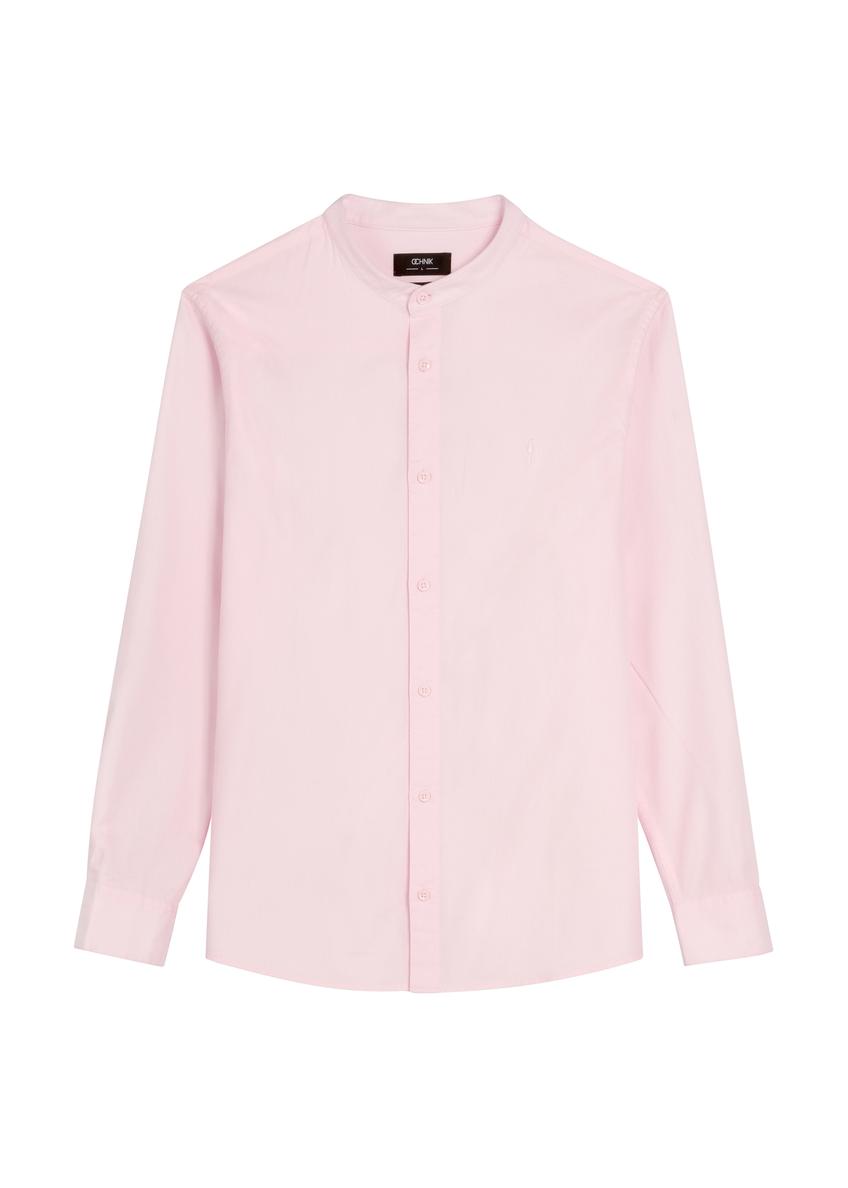 Pánske svetloružové bavlnené tričko KOSMT-0326-5A(W26)