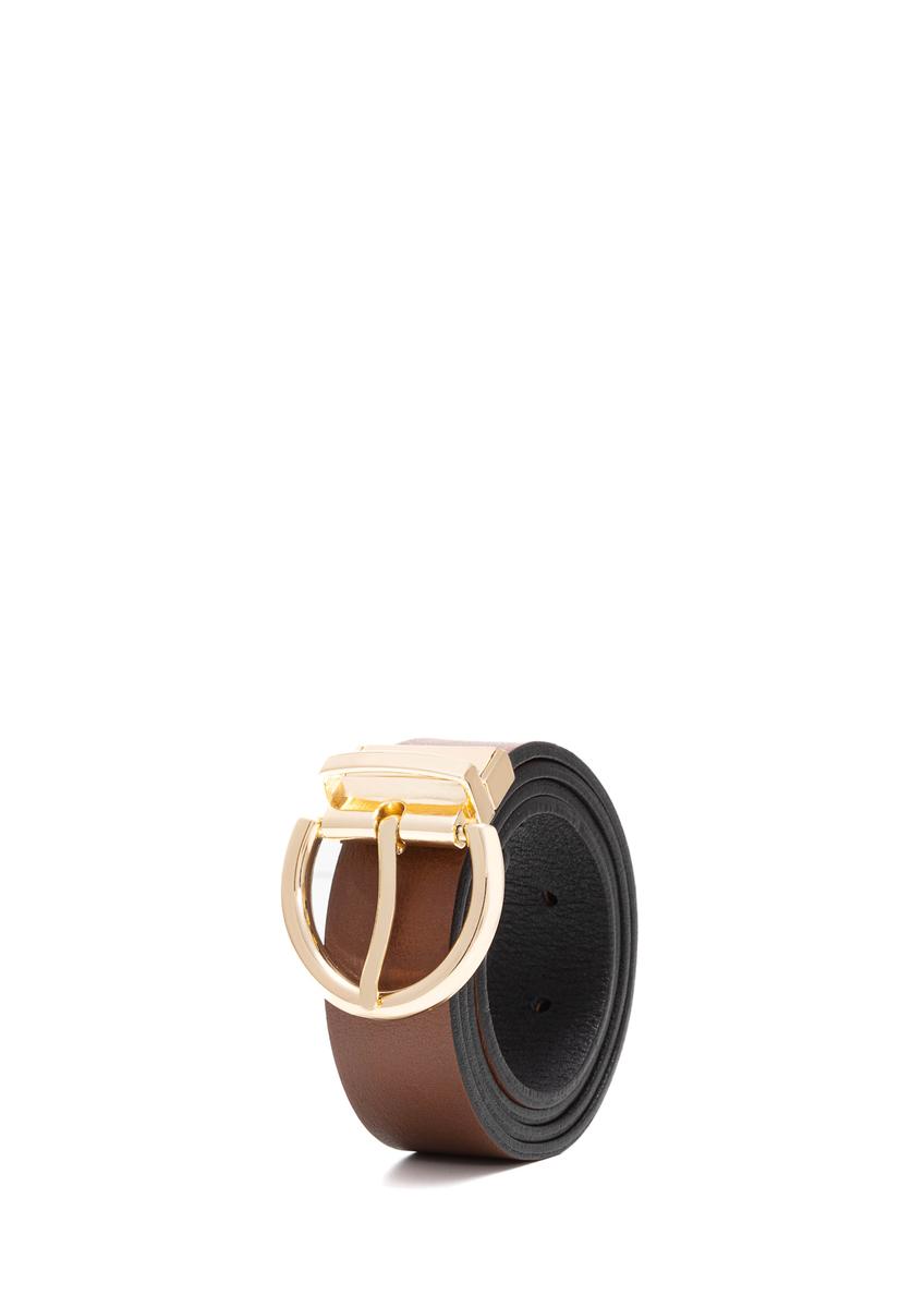 Dámsky opasok Obojstranný hnedo-čierny  PASDS-0175B-88(Z25)