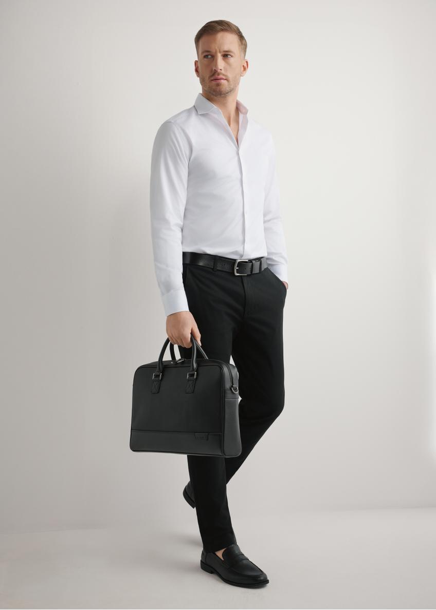 Čierna kožená taška na notebook TORMS-0494-99(W26)