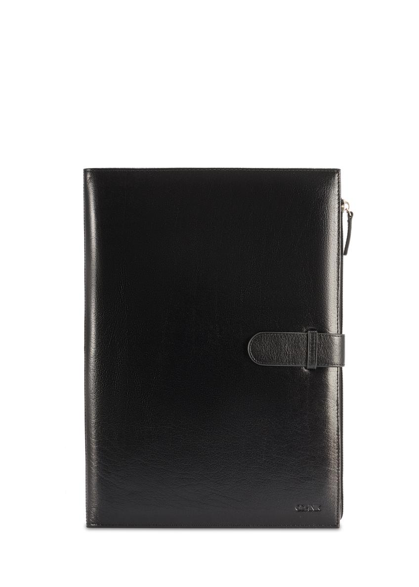 Čierna kožená pánska aktovka TORMS-0480-99(Z25)