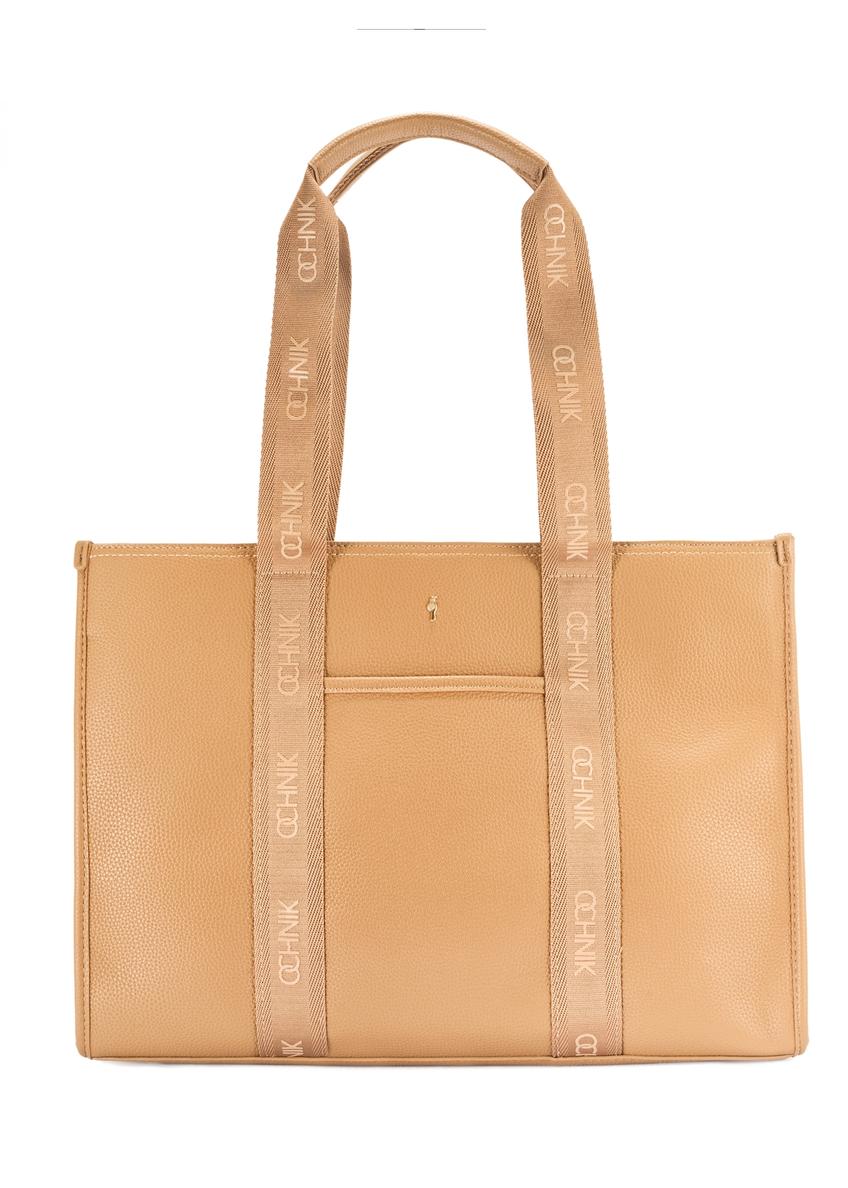 Veľká  shopper kabelka v ťavej farbe TOREC-0977A-24(Z25)