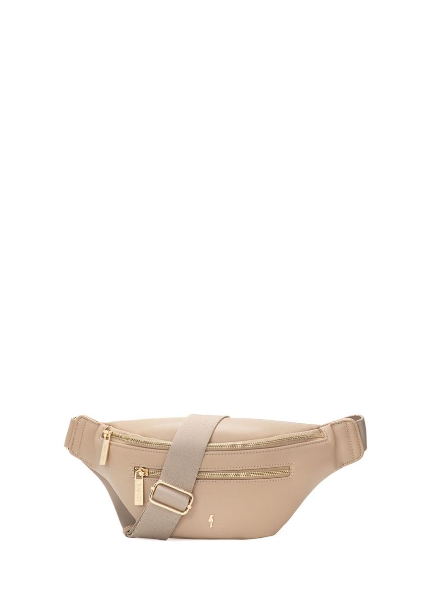 Béžová imitácia kože dámska ľadvinka TOREC-1190-1A(W26)