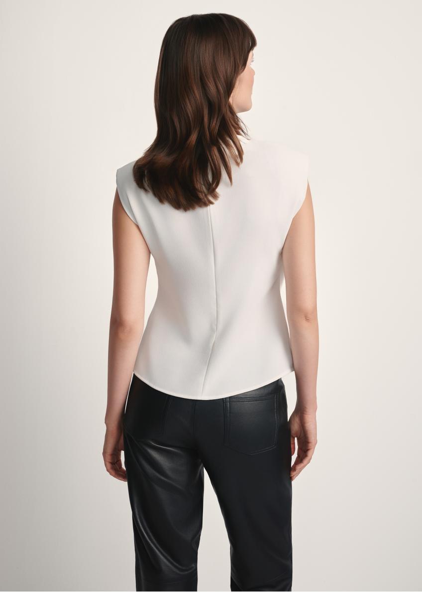 Biela elegantná dámska blúzka BLUDT-0195-12(Z25)