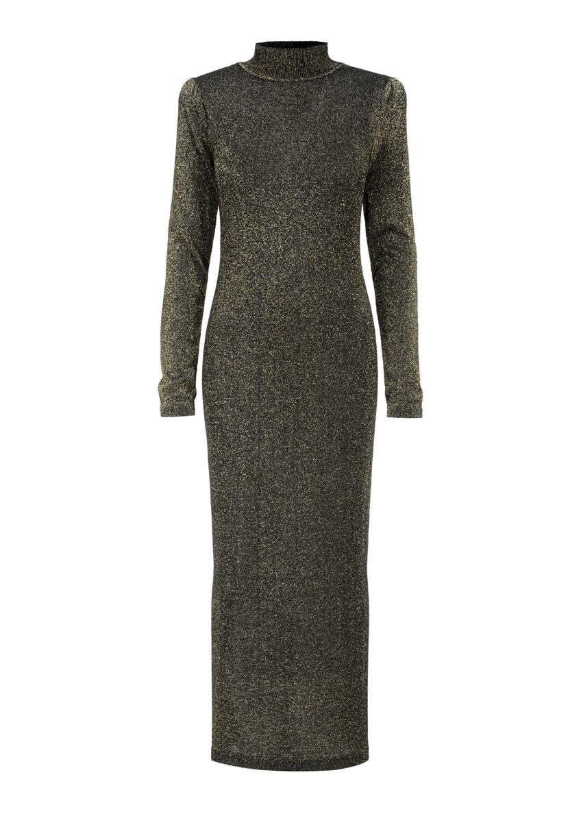 Dámske dlhé brokátové šaty SUKDT-0168-99(Z23)-04