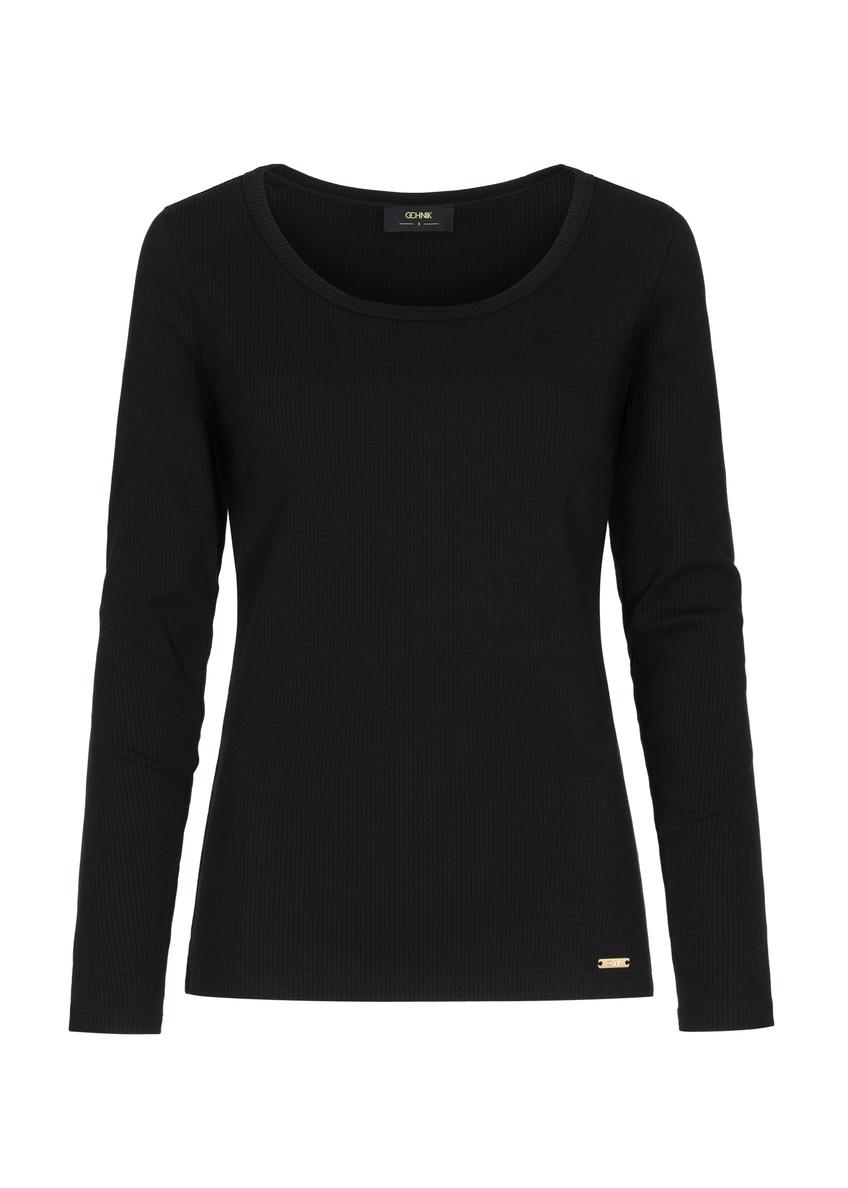 Dámska rebrovaná bavlnená blúzka LSLDT-0042-99(Z23)-03