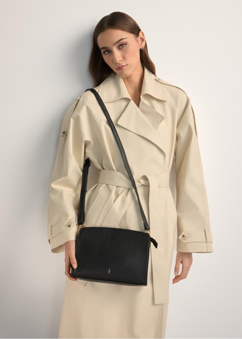 Dámska kožená kabelka strednej veľkosti TORES-1279-9I(W26)