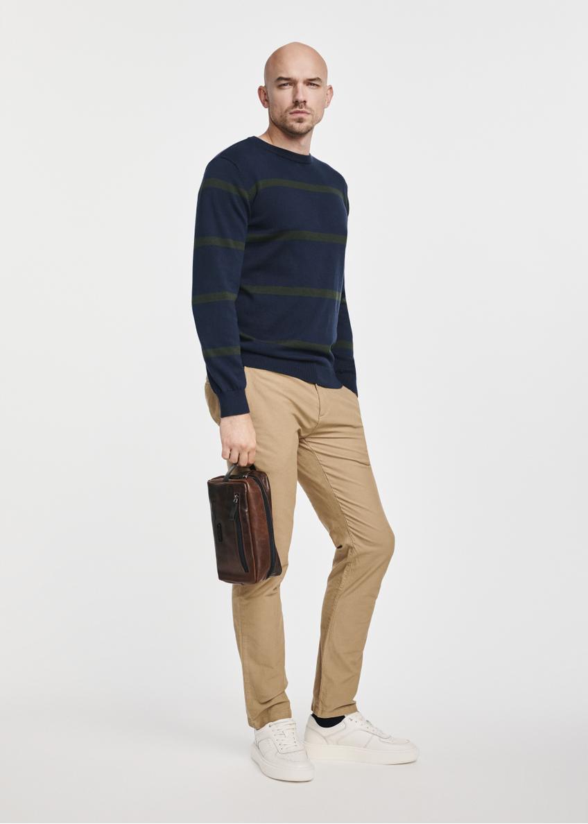 Kožená hnedá pánska kozmetická taška TORMS-0106-1H(W26)