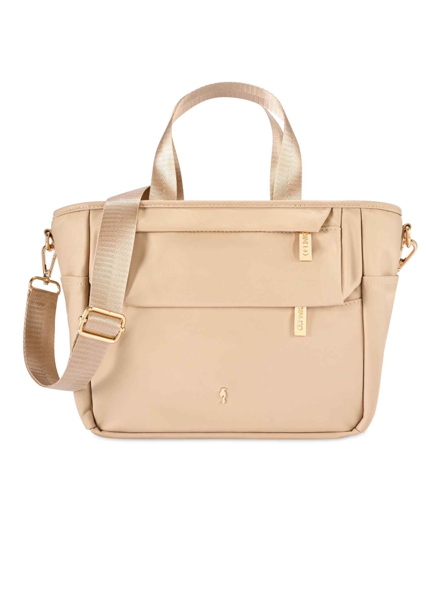 Béžová taška typu lunchbox TOREN-0346-1A(W26)