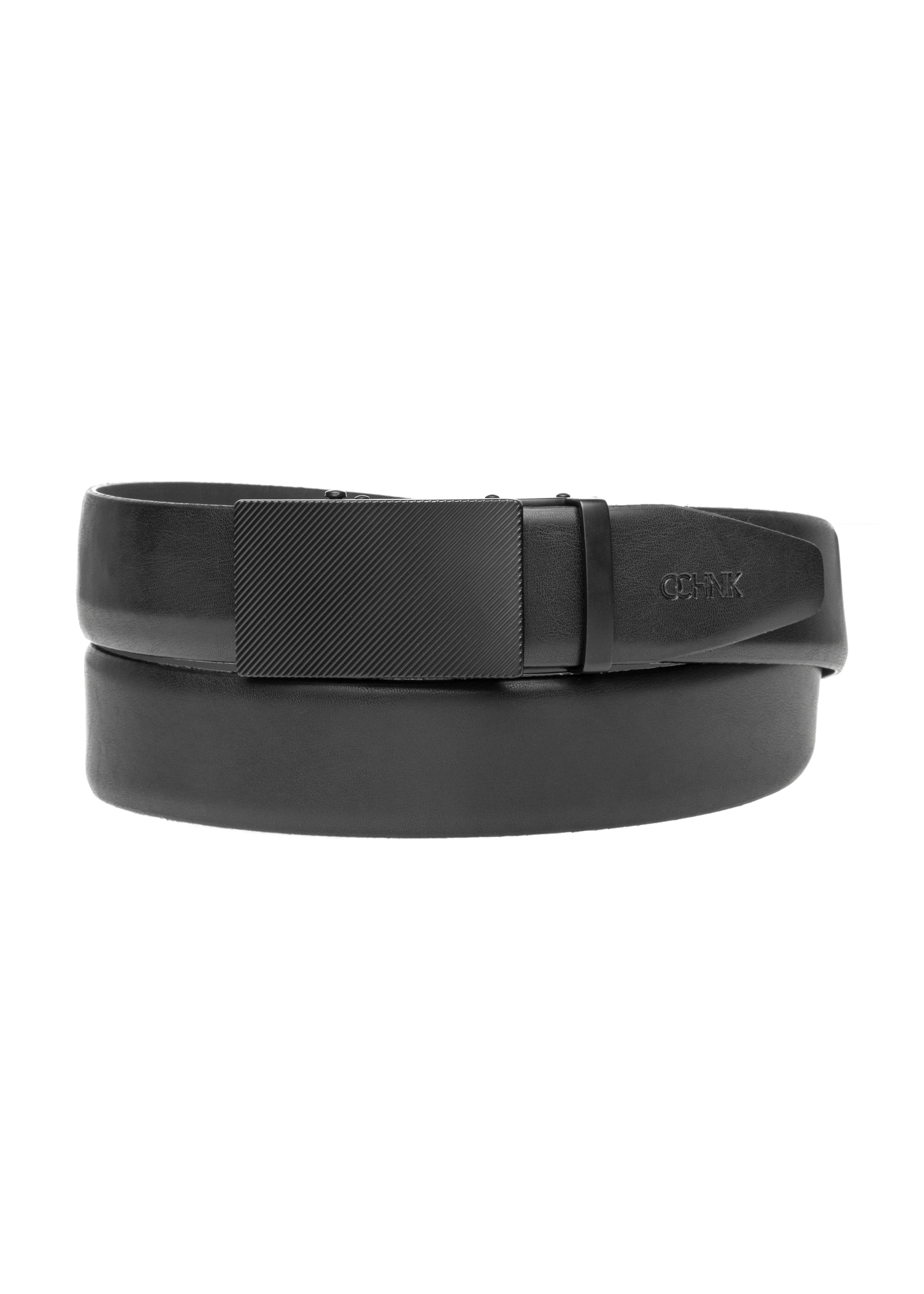 Čierny pánsky kožený opasok PASMS-0269-99(W26)