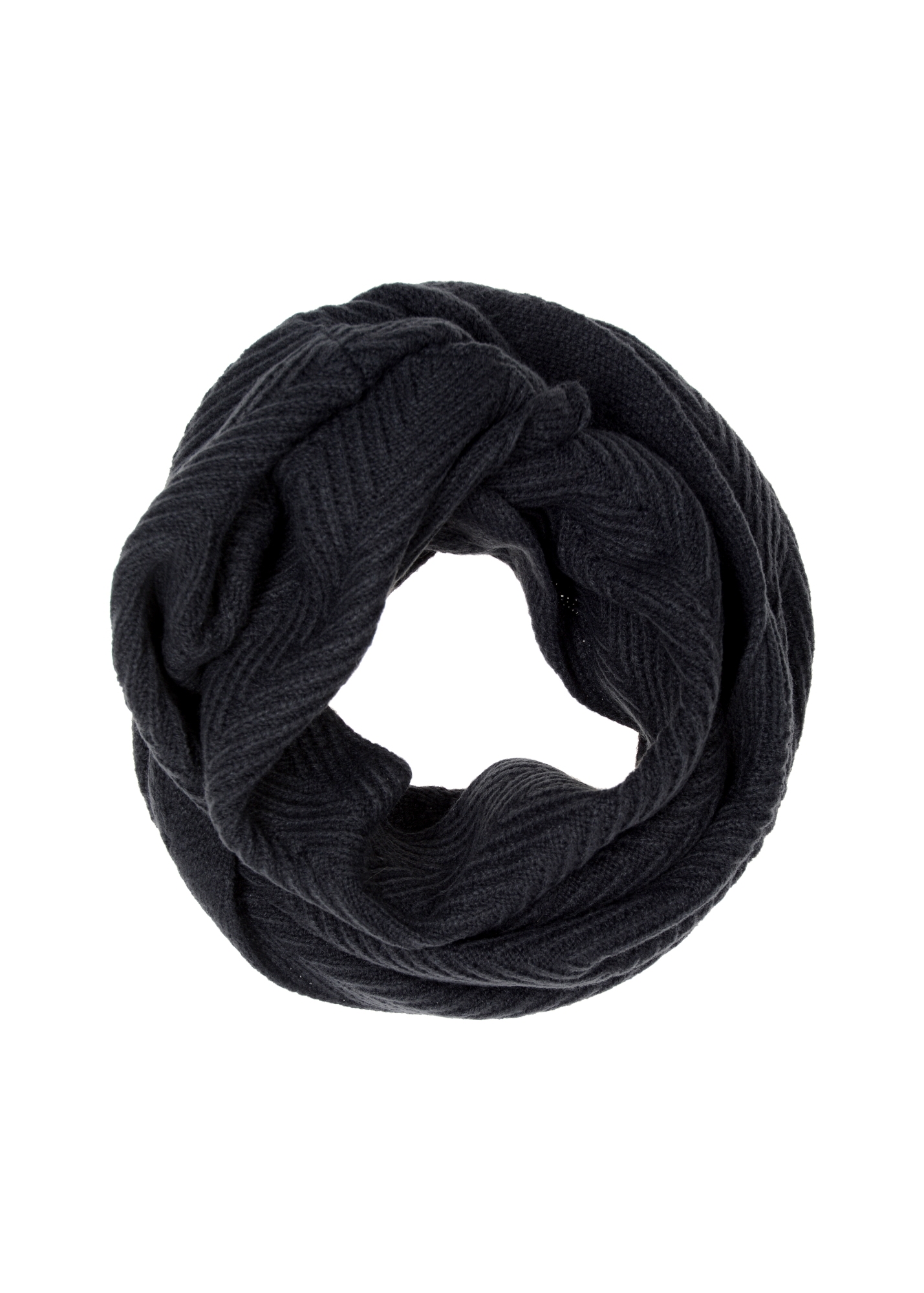 Tmavomodrý pánsky nákrčník so vzorom rybej kosti SZAMT-0066-68(Z24)