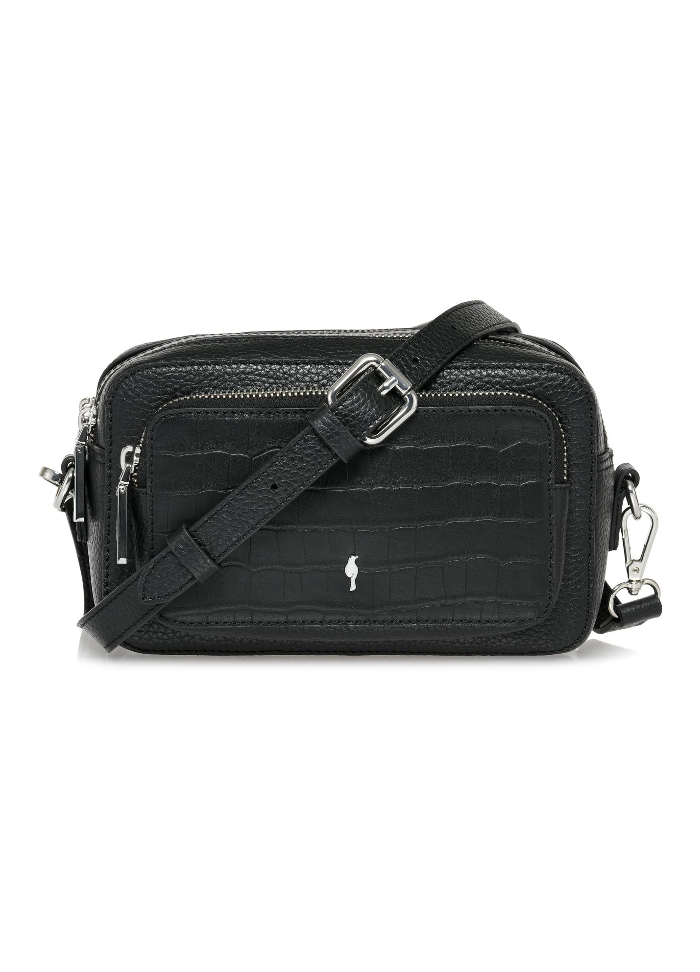 Malá kožená kabelka s motívom krokodílej kože TORES-1036-97(Z24)