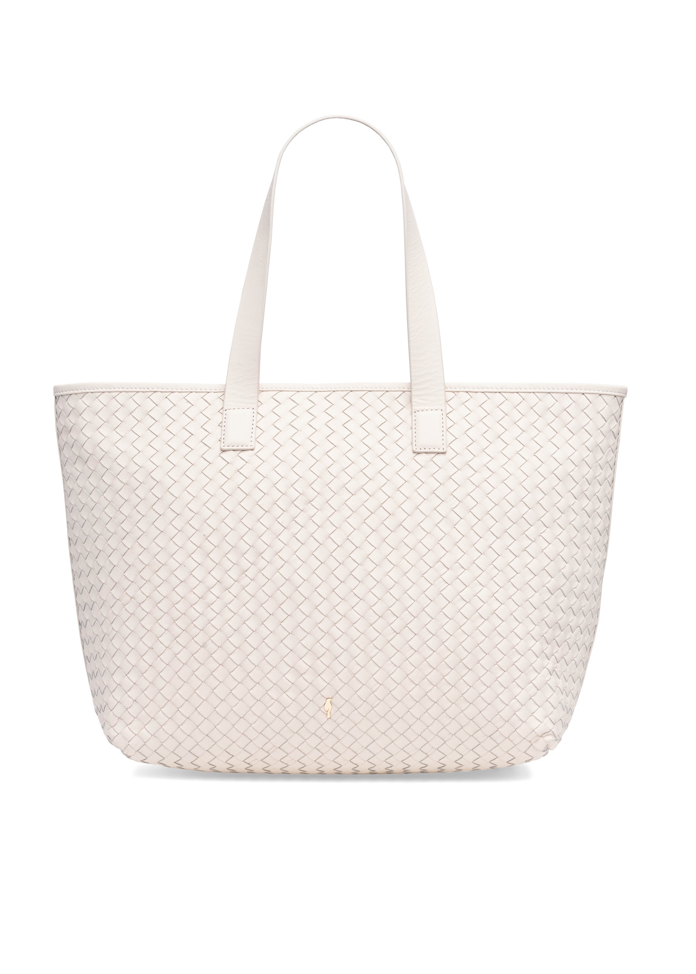 Kožená krémová dámska shopper kabelka TORES-1107-12(W25)