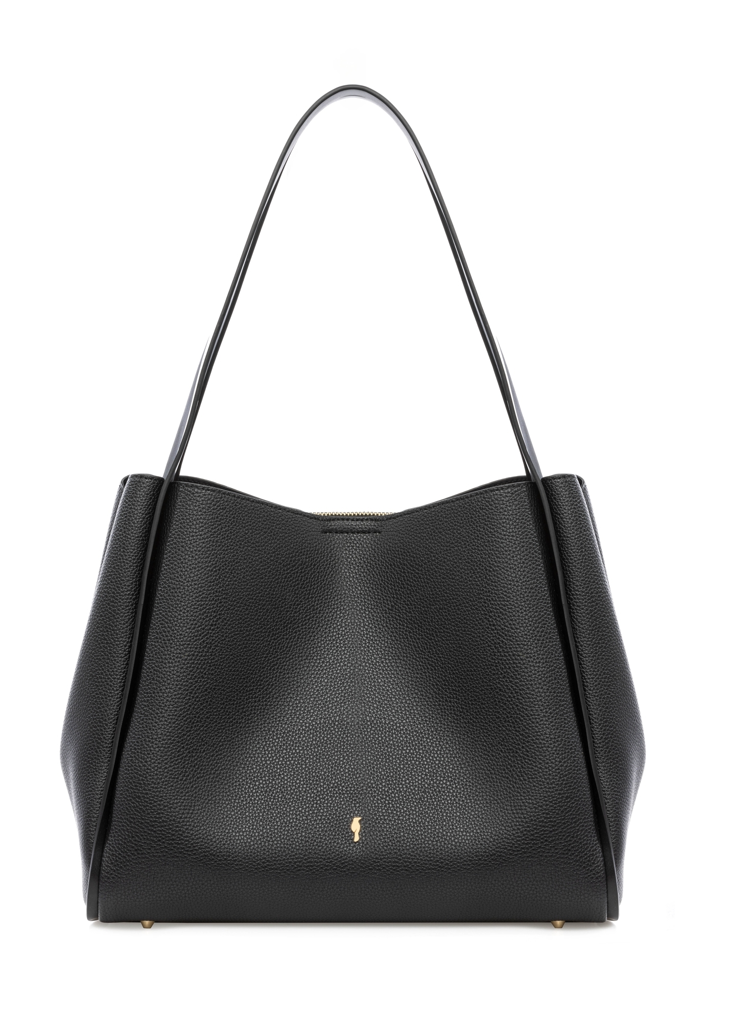 Čierna shopper kabelka dámska TOREC-1183-99(W26)