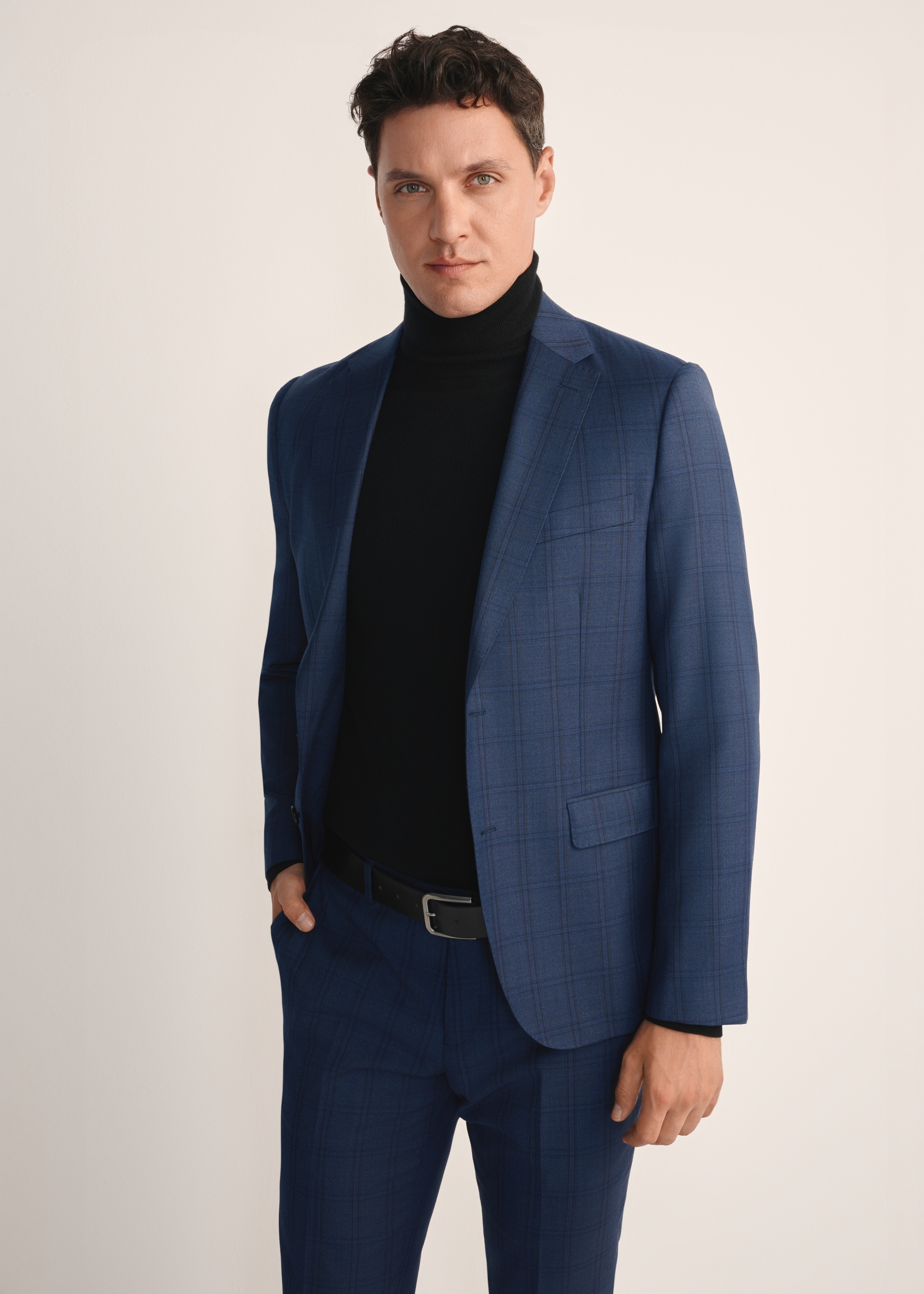 Pánske sako v tmavomodrej farbe MARMT-0020-69(Z25)