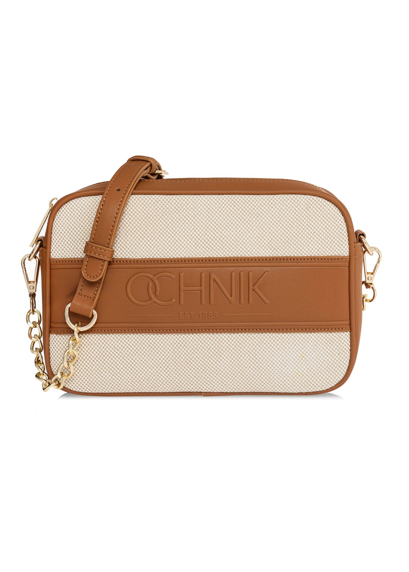 Koňaková dámska crossbody kabelka z imitácie kože TOREC-0931A-87(W25)